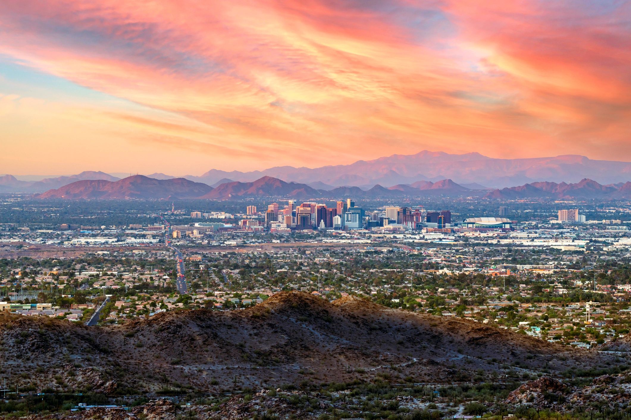 South Mountain Park — Scottsdale Slingshot sunset drive
