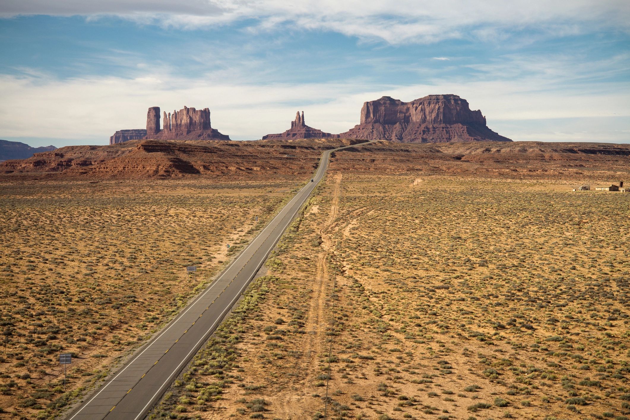 Monument Valley Arizona iconic buttes at golden hour